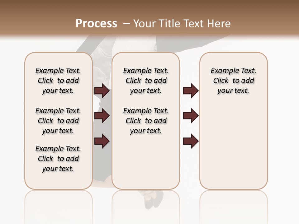 A Woman Jumping In The Air With Her Arms Outstretched PowerPoint Template