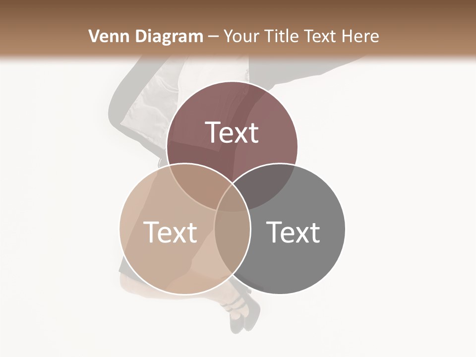 A Woman Jumping In The Air With Her Arms Outstretched PowerPoint Template