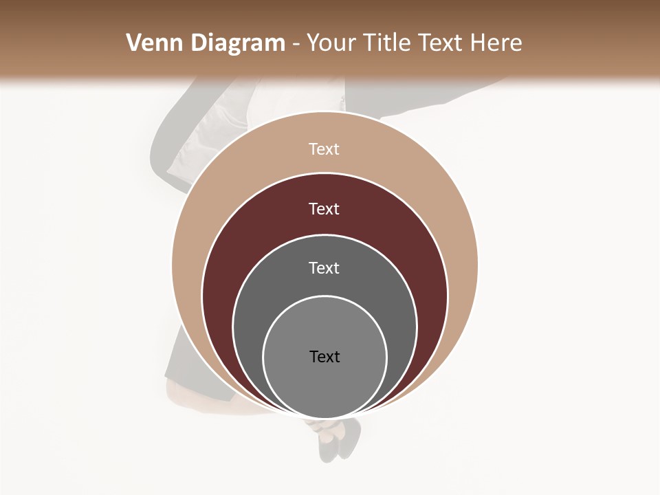 A Woman Jumping In The Air With Her Arms Outstretched PowerPoint Template