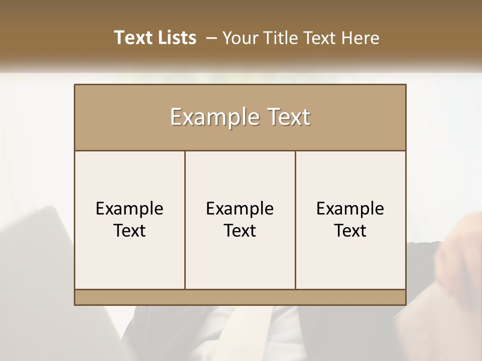 A Man In A Suit Sitting In Front Of A Laptop PowerPoint Template
