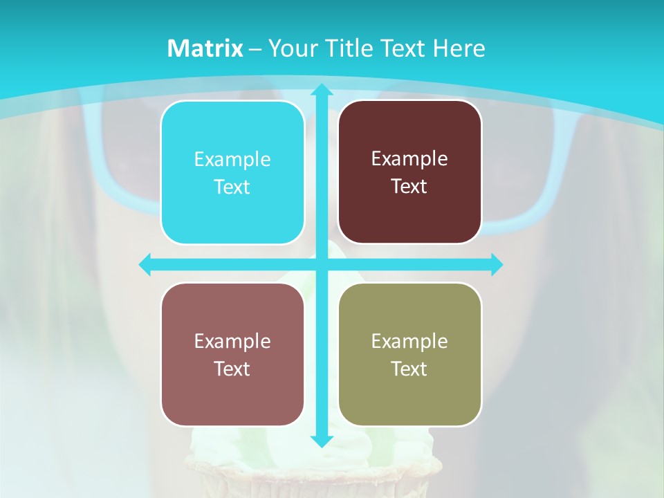 A Woman In Sunglasses Eating An Ice Cream Cone PowerPoint Template