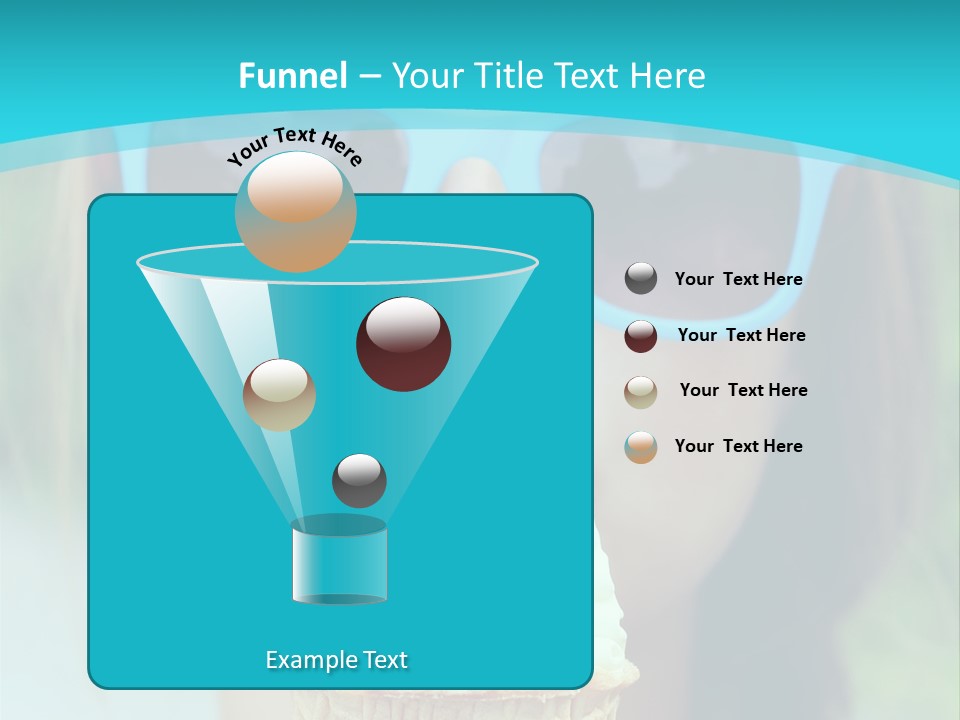 A Woman In Sunglasses Eating An Ice Cream Cone PowerPoint Template