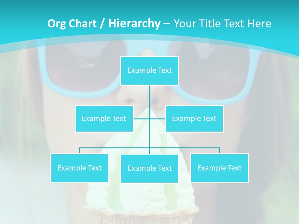 A Woman In Sunglasses Eating An Ice Cream Cone PowerPoint Template