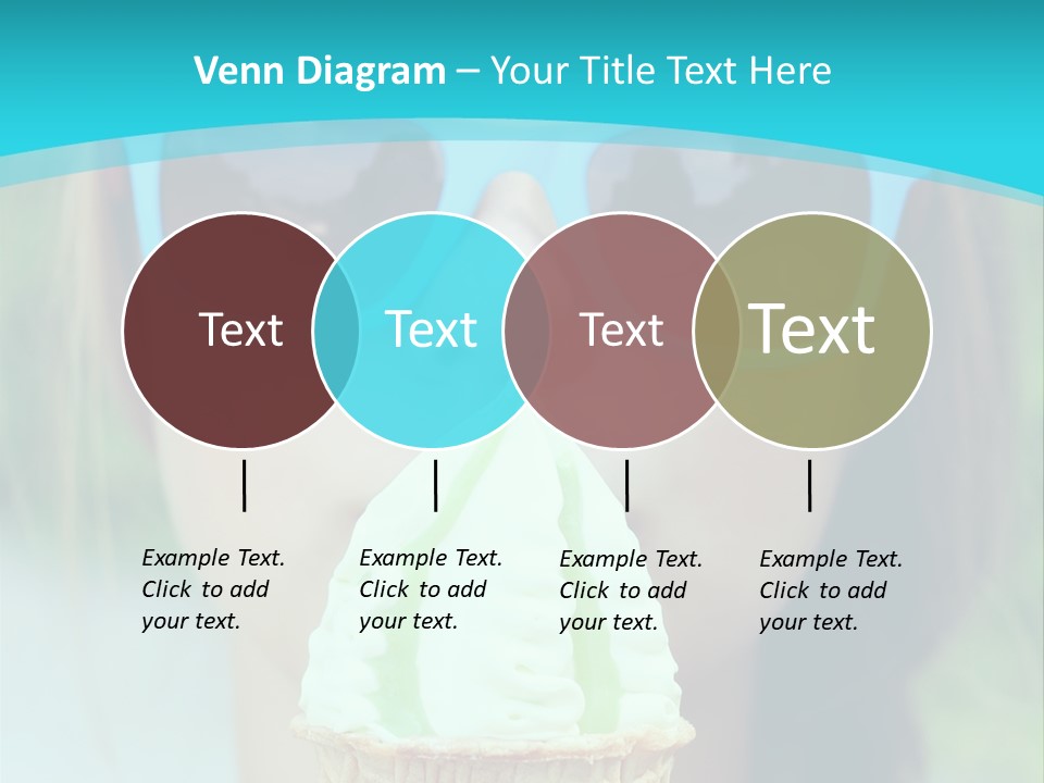 A Woman In Sunglasses Eating An Ice Cream Cone PowerPoint Template