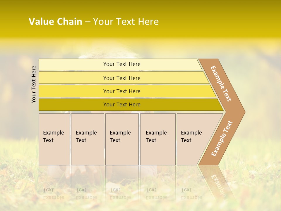 A Little Girl Laying On The Grass In A Park PowerPoint Template