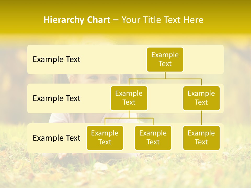 A Little Girl Laying On The Grass In A Park PowerPoint Template