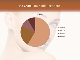 A Beautiful Blond Woman With Blue Eyes Powerpoint Template PowerPoint Template