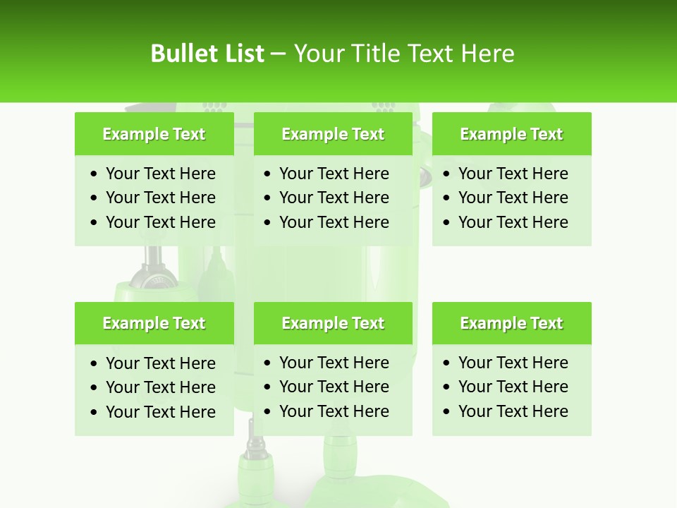 A Green Robot Is Holding A Wrench PowerPoint Template