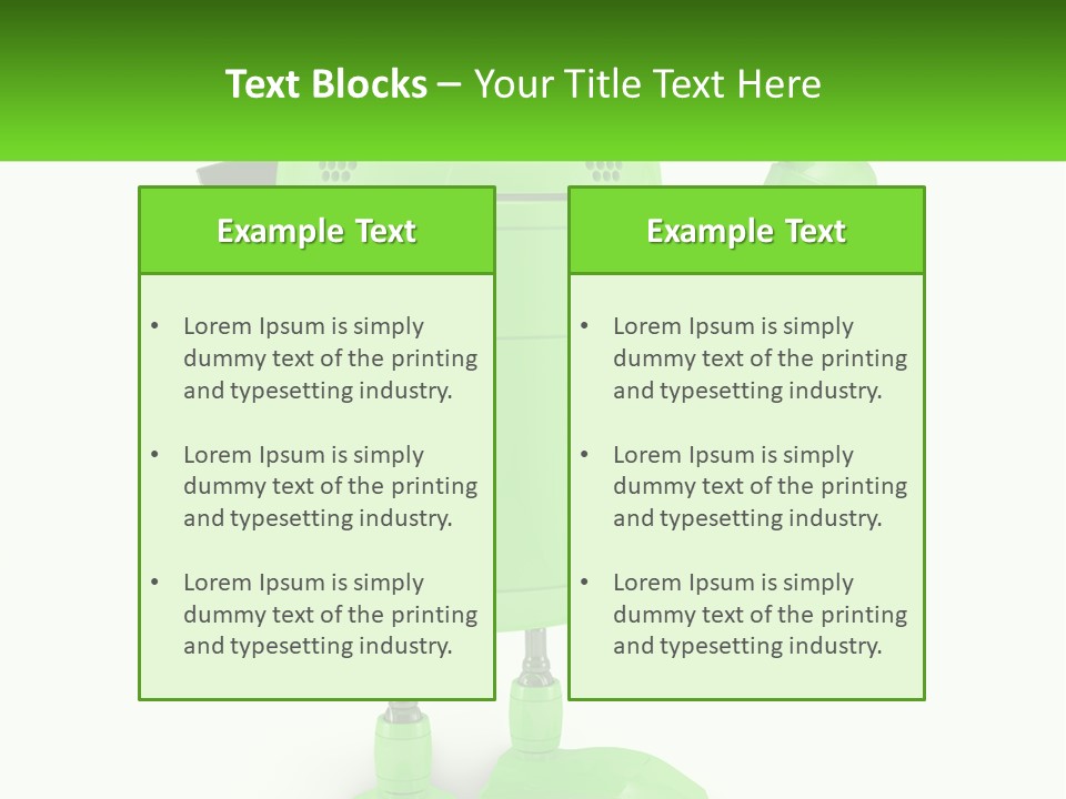 A Green Robot Is Holding A Wrench PowerPoint Template