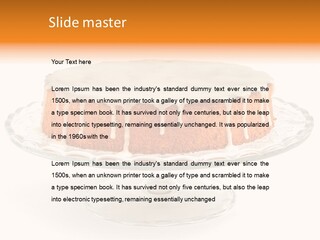 A Cake With White Icing On A Glass Plate PowerPoint Template