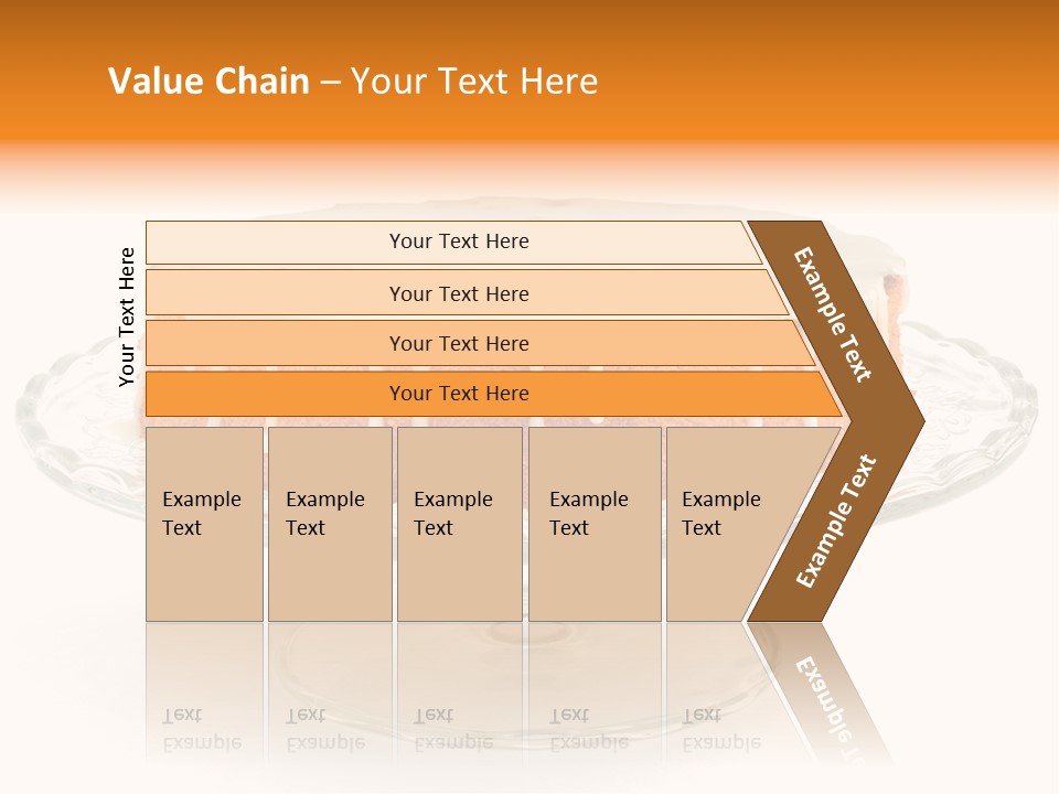 A Cake With White Icing On A Glass Plate PowerPoint Template