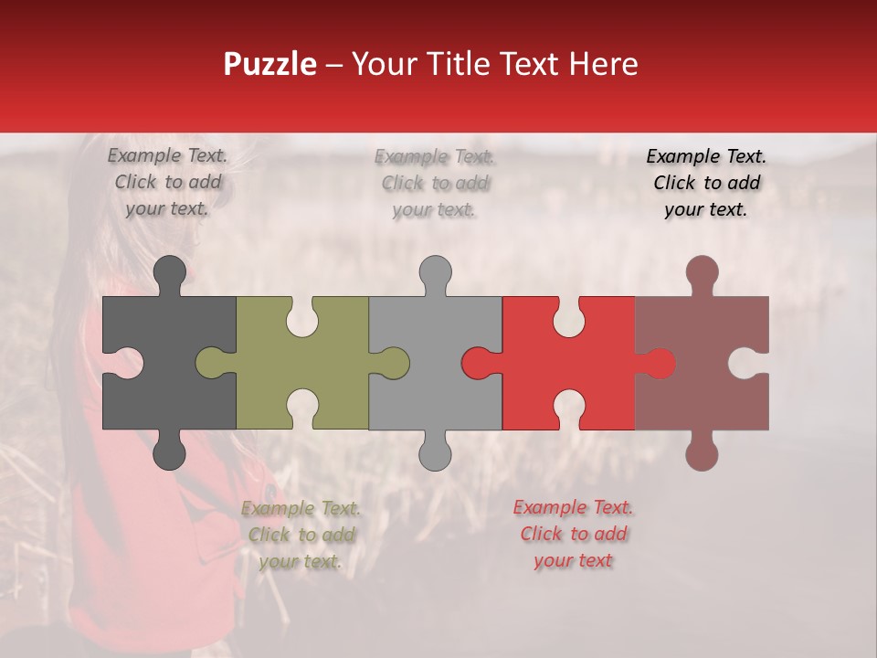 A Little Girl Standing Next To A Body Of Water PowerPoint Template