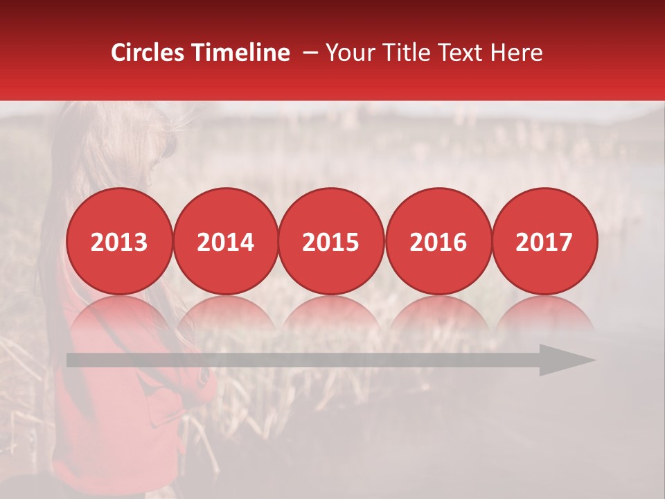 A Little Girl Standing Next To A Body Of Water PowerPoint Template