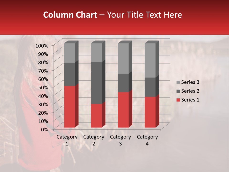 A Little Girl Standing Next To A Body Of Water PowerPoint Template