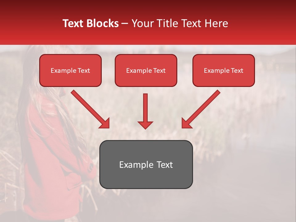 A Little Girl Standing Next To A Body Of Water PowerPoint Template