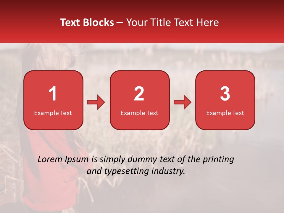 A Little Girl Standing Next To A Body Of Water PowerPoint Template