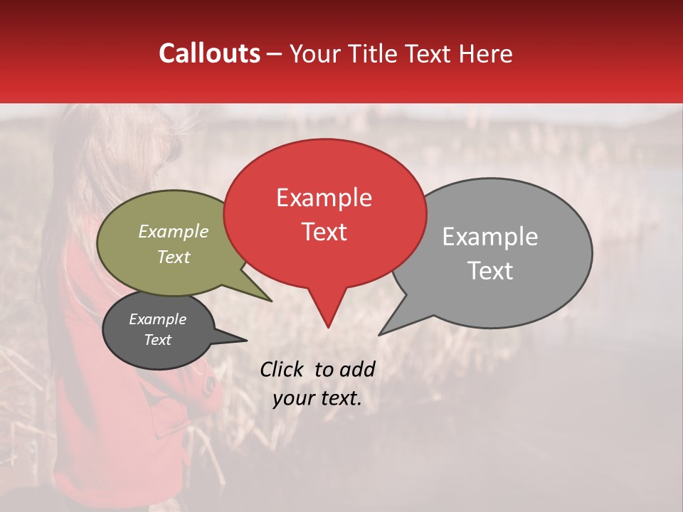 A Little Girl Standing Next To A Body Of Water PowerPoint Template