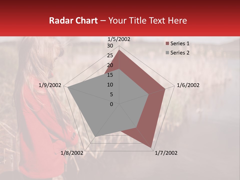 A Little Girl Standing Next To A Body Of Water PowerPoint Template