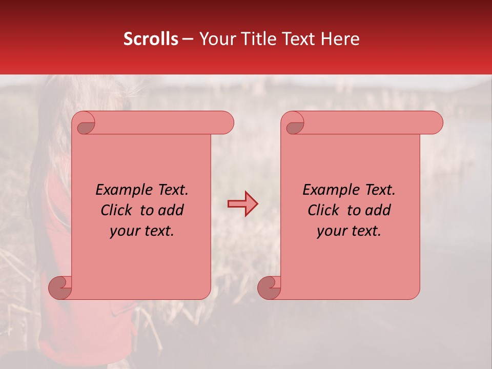 A Little Girl Standing Next To A Body Of Water PowerPoint Template