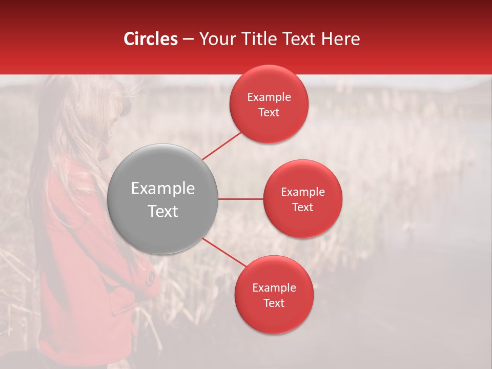 A Little Girl Standing Next To A Body Of Water PowerPoint Template