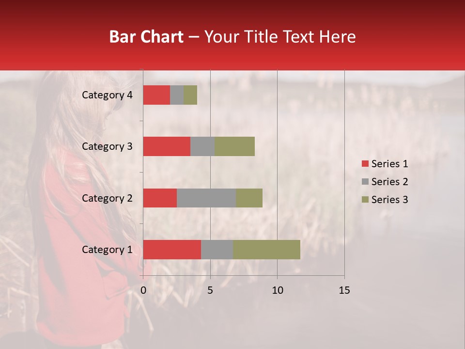 A Little Girl Standing Next To A Body Of Water PowerPoint Template