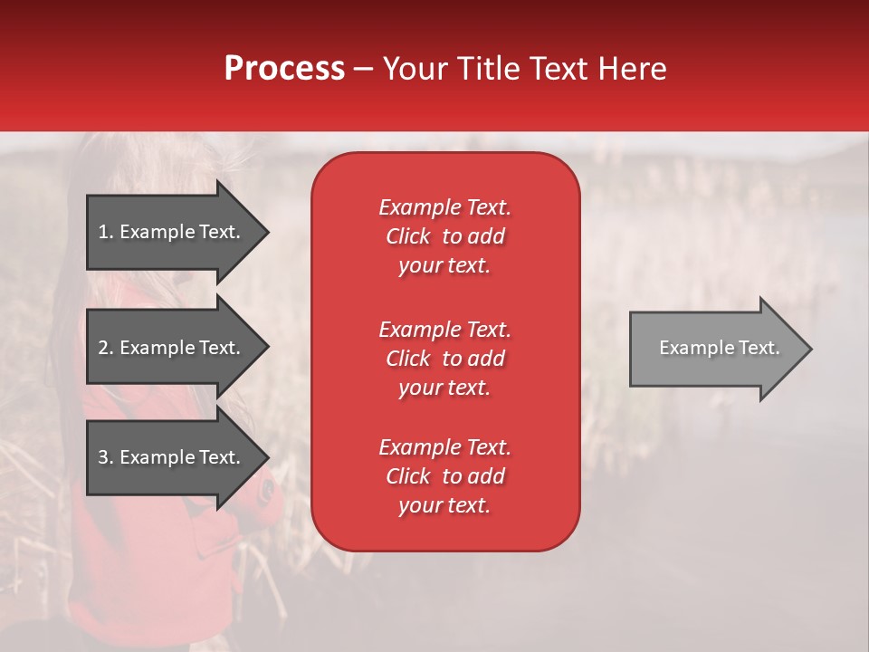 A Little Girl Standing Next To A Body Of Water PowerPoint Template