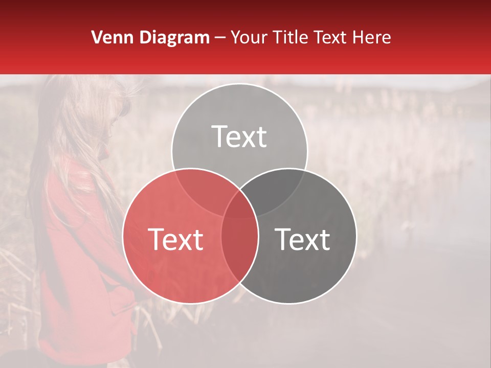 A Little Girl Standing Next To A Body Of Water PowerPoint Template