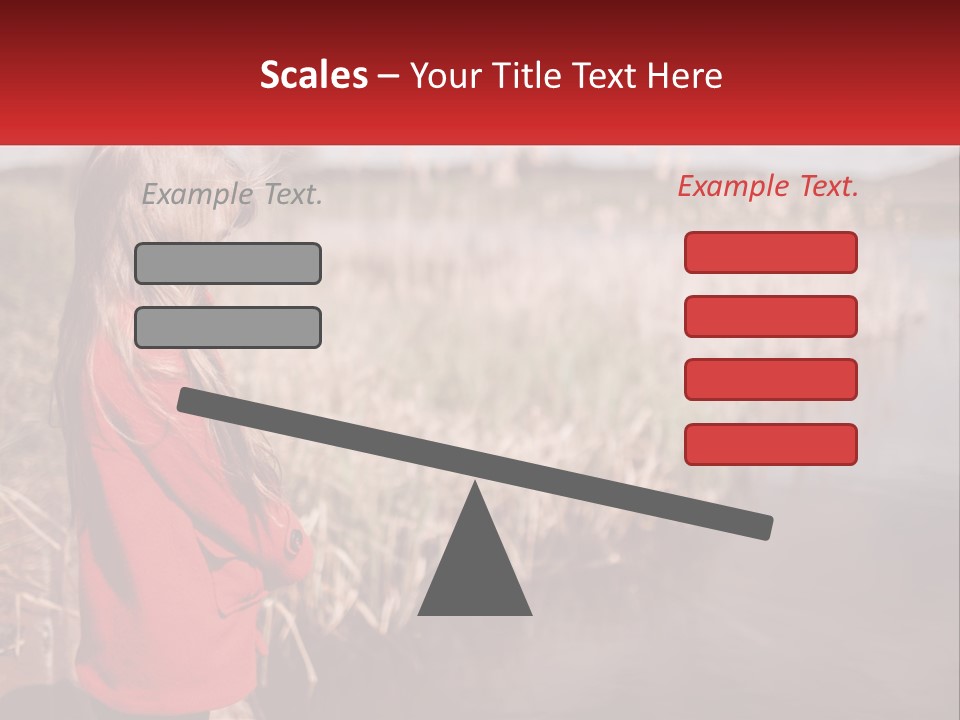 A Little Girl Standing Next To A Body Of Water PowerPoint Template