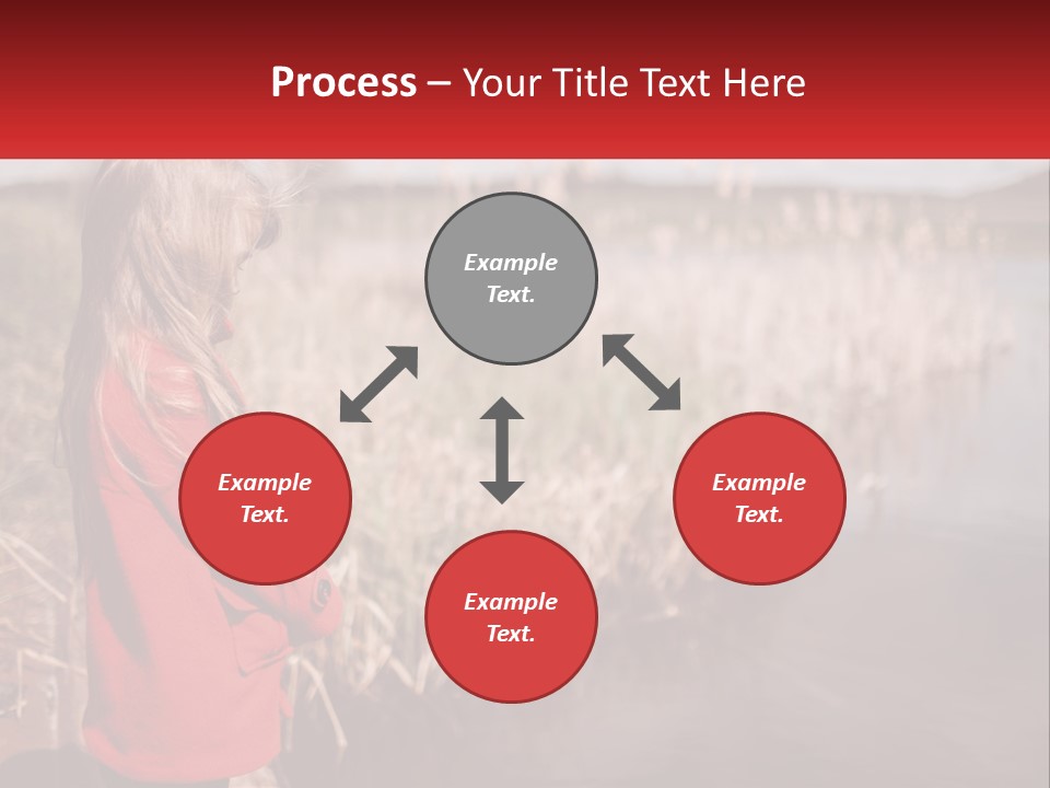 A Little Girl Standing Next To A Body Of Water PowerPoint Template