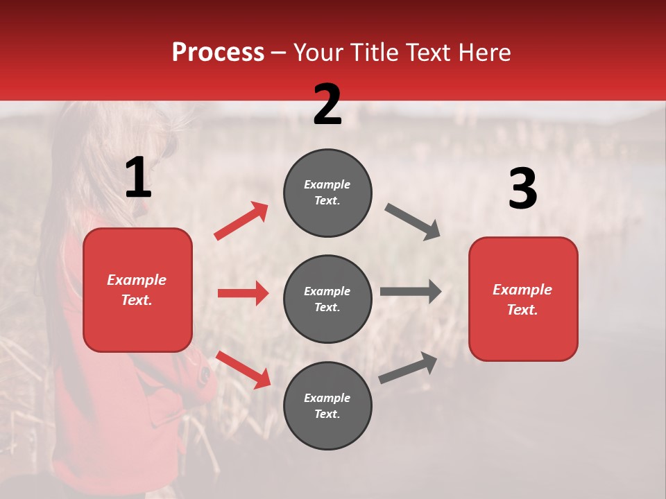 A Little Girl Standing Next To A Body Of Water PowerPoint Template