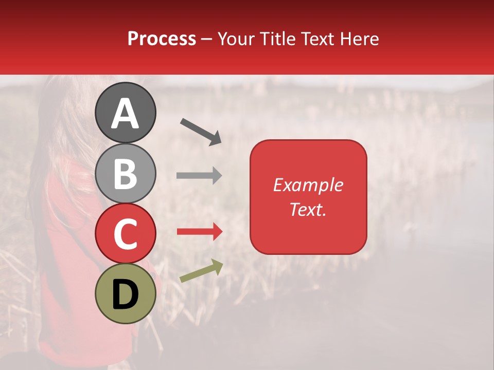 A Little Girl Standing Next To A Body Of Water PowerPoint Template