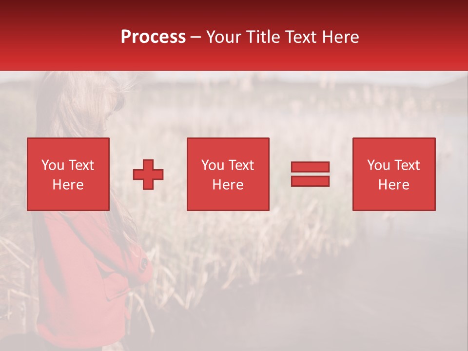 A Little Girl Standing Next To A Body Of Water PowerPoint Template