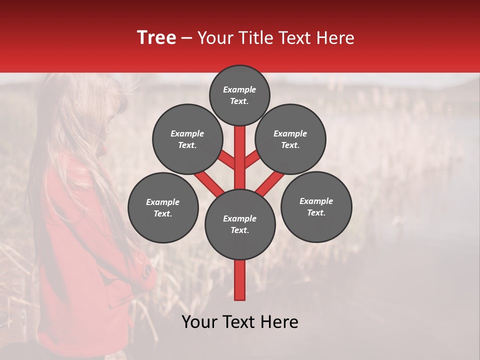 A Little Girl Standing Next To A Body Of Water PowerPoint Template