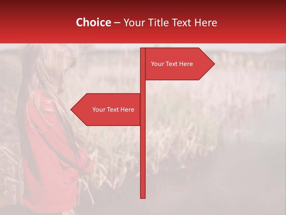 A Little Girl Standing Next To A Body Of Water PowerPoint Template