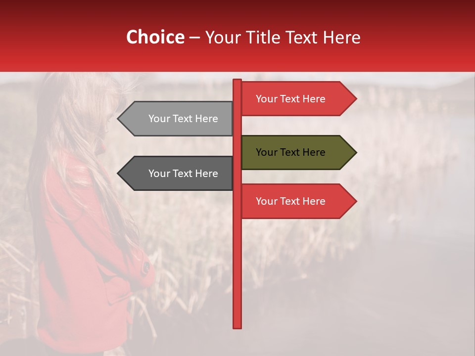 A Little Girl Standing Next To A Body Of Water PowerPoint Template