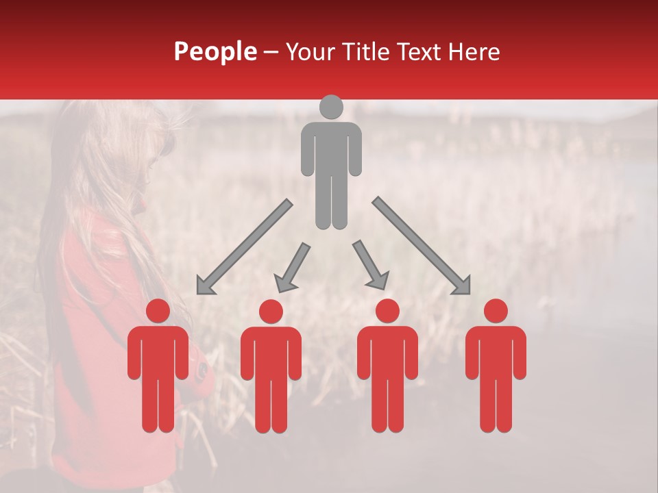 A Little Girl Standing Next To A Body Of Water PowerPoint Template