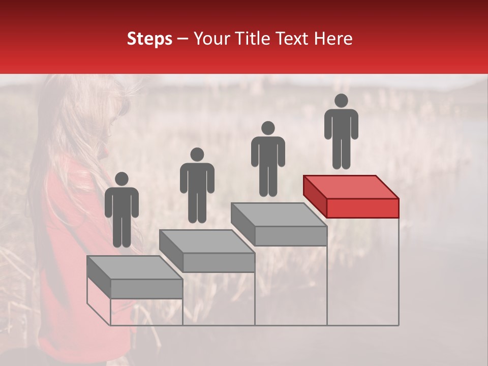 A Little Girl Standing Next To A Body Of Water PowerPoint Template