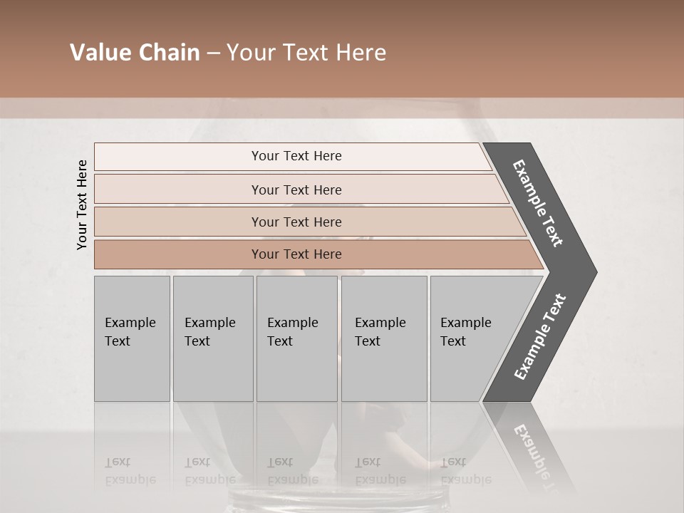 A Woman Sitting Inside Of A Glass Jar PowerPoint Template