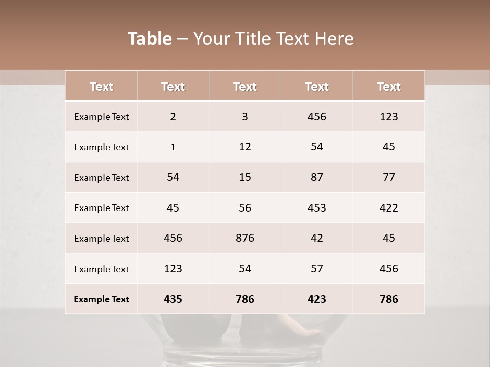 A Woman Sitting Inside Of A Glass Jar PowerPoint Template