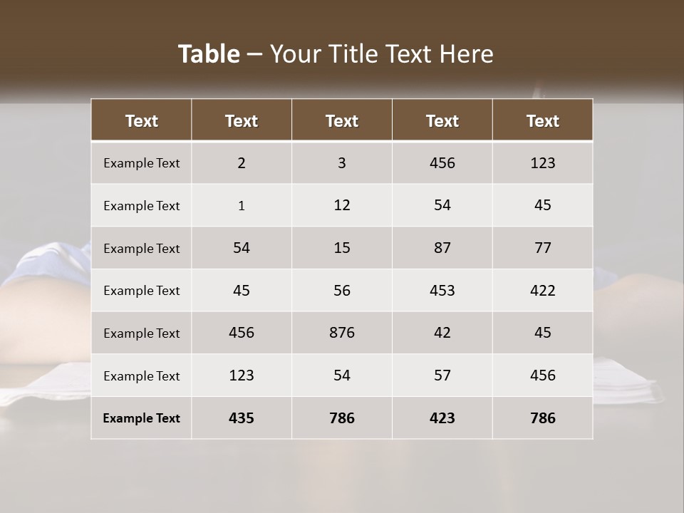 A Young Boy Writing On A Piece Of Paper With A Pencil PowerPoint Template