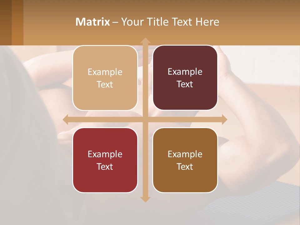 A Man Laying On A Yoga Mat With His Hand On His Head PowerPoint Template