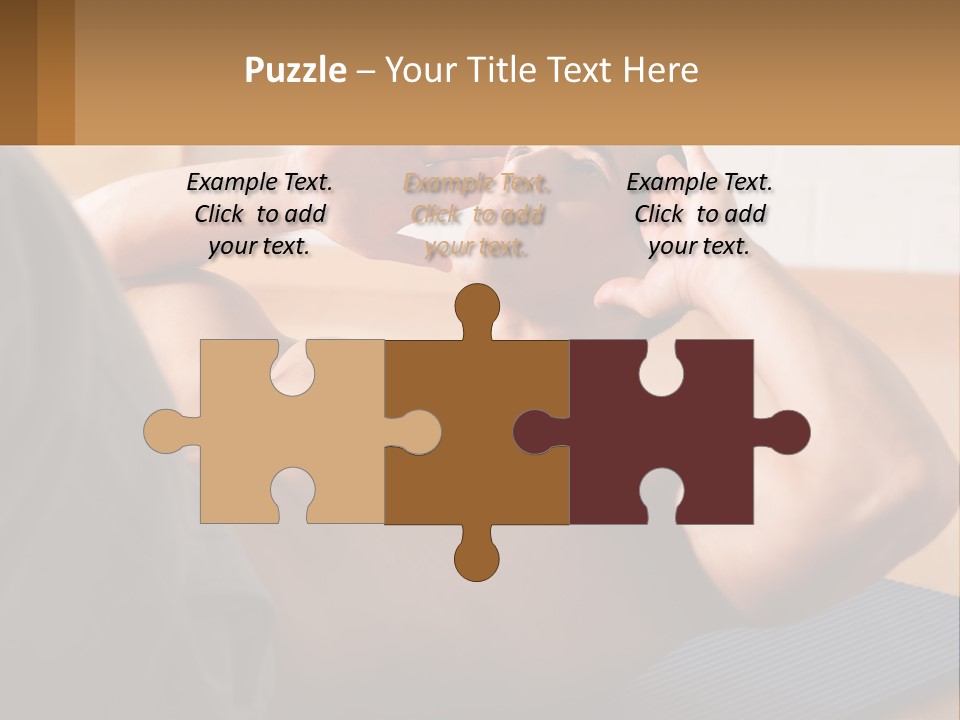 A Man Laying On A Yoga Mat With His Hand On His Head PowerPoint Template