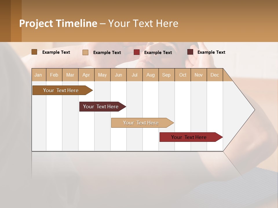 A Man Laying On A Yoga Mat With His Hand On His Head PowerPoint Template