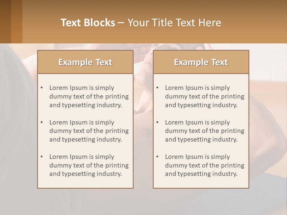 A Man Laying On A Yoga Mat With His Hand On His Head PowerPoint Template