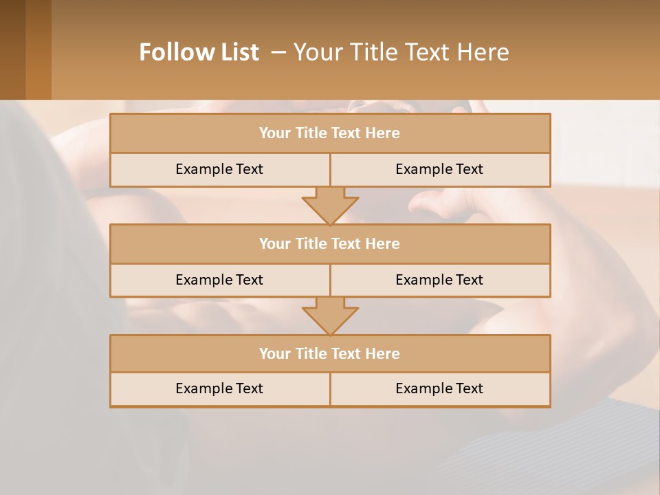 A Man Laying On A Yoga Mat With His Hand On His Head PowerPoint Template