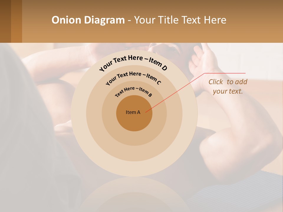 A Man Laying On A Yoga Mat With His Hand On His Head PowerPoint Template