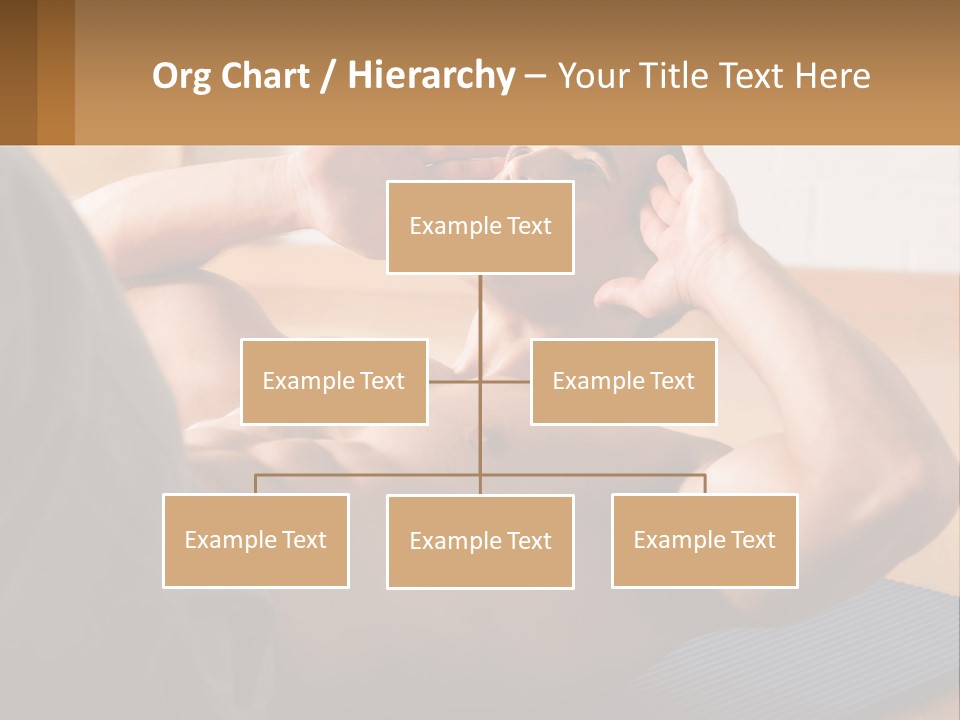 A Man Laying On A Yoga Mat With His Hand On His Head PowerPoint Template