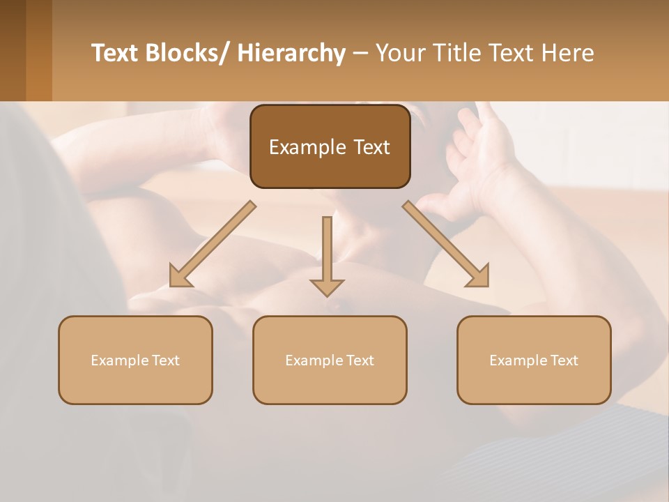 A Man Laying On A Yoga Mat With His Hand On His Head PowerPoint Template