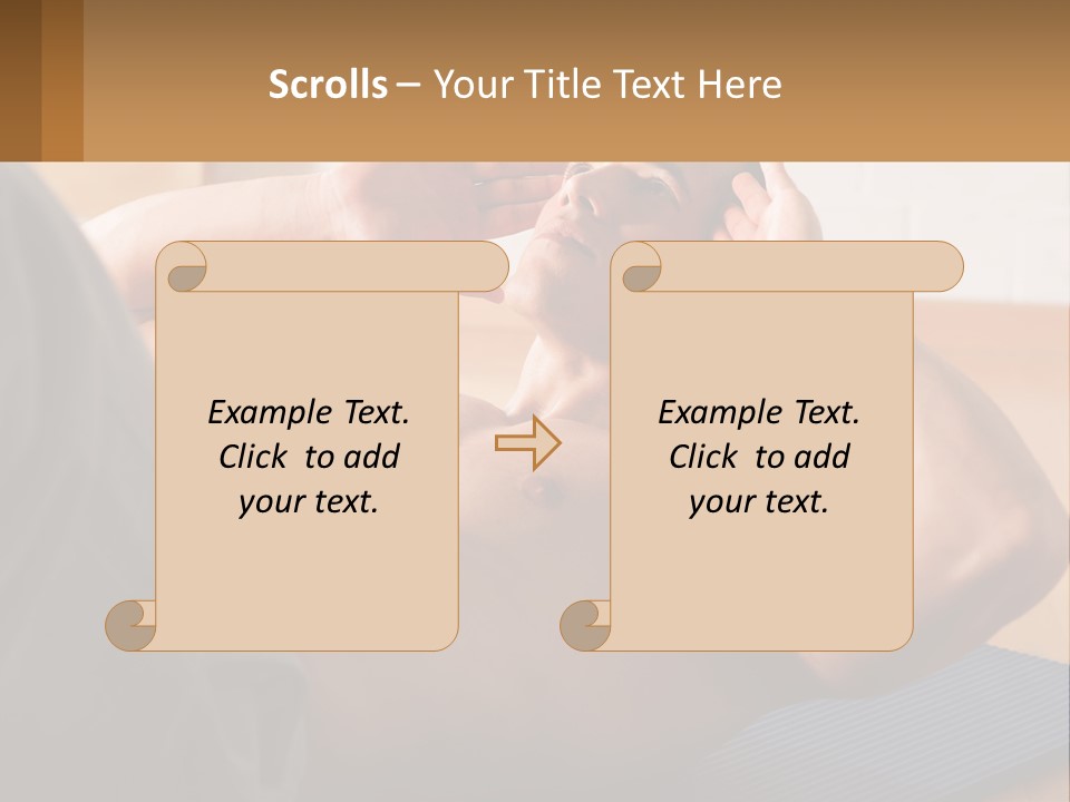 A Man Laying On A Yoga Mat With His Hand On His Head PowerPoint Template