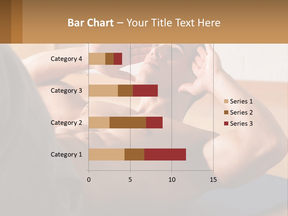 A Man Laying On A Yoga Mat With His Hand On His Head PowerPoint Template